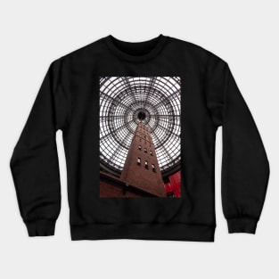 Station building with circular glass ceiling, in Melbourne Central, Australia. Crewneck Sweatshirt